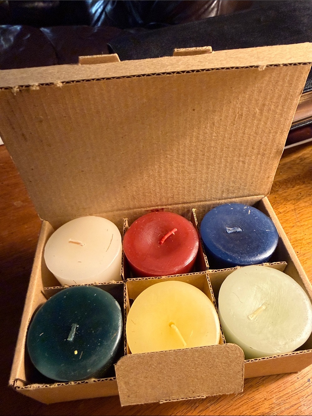 Longaberger votive candles sample pack 90368 apple peach vanilla flower cucumber